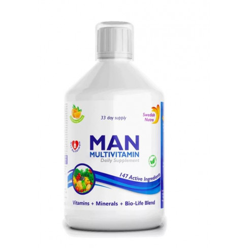 Swedish nutra man folyékony multivitamin férfiaknak 500ml